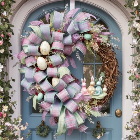 Spring time Floral Wreath